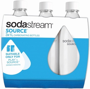 SodaStream láhev TriPack SOURCE/PLAY 1l bílá